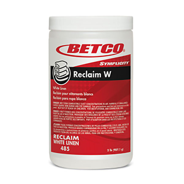 BETCO SYMPLICITY RECLAIM 'W' for WHITE LINENS -2lbs/tub, (6/case) - G3128